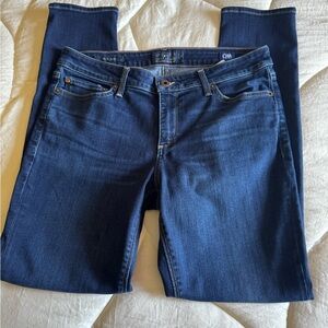 Lucky Brand Women's Skinny Jeans - Dark Blue EUC